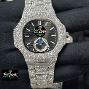 Reloj Mecánico con Incrustaciones de Diamantes, Esfera Octogonal, Reloj de Pulsera, Estilo de Vestir de Lujo - Product Image 4