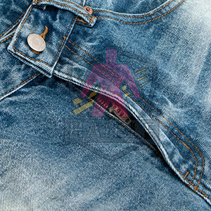 Pantalones Vaqueros Casuales de Cintura Alta para Hombre, Hechos a Medida, 100% Algodón, Ligeros, de Secado Rápido, Transpirables, Ecológicos, para Uso en Exteriores - Product Image 3