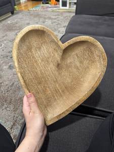 Bol en bois sculpté à la main de luxe pour salade de fruits et collations, plateau de service décoratif rustique - Product Image 6