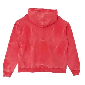 เสื้อฮู้ดดี้ผ้าฟลีซคอตตอนทรงปกติ ซิปสีแดง แต่งลายปักโลโก้ตามสั่ง เนื้อผ้าหนา กันน้ำ สำหรับผู้ชาย ใส่ได้ในฤดูหนาว เป็นมิตรต่อสิ่งแวดล้อม - Product Image 2