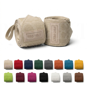 Muñequeras Resistentes para Entrenamiento de Levantamiento de Pesas, Correas Ajustables de Protección para Muñecas, para Gimnasio, Fitness, Ejercicios de Fuerza - Product Image 1