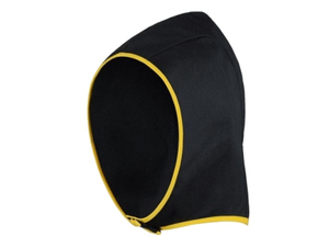 Casque de soudage noir demi-visage à obscurcissement automatique, alimenté par batterie, isolation thermique, garniture jaune pour hommes - Product Image 2