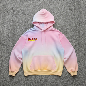 เสื้อฮู้ดดี้ผู้ชายคุณภาพสูง ผ้าฝ้าย 100% สำหรับฤดูหนาว สวมใส่สบาย ทรงปกติ ผ้าฟลีซหนาน้ำหนัก 360 กรัม บุซับใน ปักลายเรียบง่าย - Product Image 1