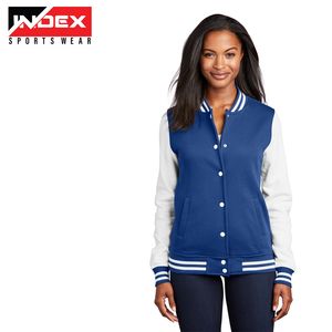 Blouson universitaire sur mesure pour femme, style streetwear, coupe bomber, mode hiver pour la fourniture de vêtements - Product Image 1