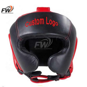 Guantes de Boxeo de Cuero Personalizados para Entrenamiento Deportivo, Protección para la Cabeza, Precio de Fábrica - Product Image 1