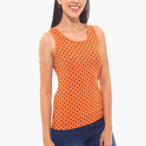 Camiseta sin mangas transpirable informal para mujer de marca privada con logo personalizado en la parte delantera, servicio OEM de alta calidad para venta al por mayor, la más vendida para ropa de gimnasio. - Product Image 4