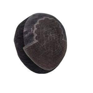 Perruque à dentelle frontale q6 hair model THB 2025, cheveux indiens Remy, frange, base sans colle, couleur blonde, densité 130%-250%, nœuds décolorés - Product Image 6