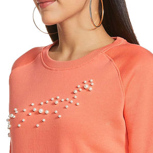 Sudadera de Forro Polar para Mujer, 100% de Alta Calidad, Estilo Urbano para Invierno, Cuello Redondo, con Opciones de Diseño y Logotipo Personalizados - Product Image 5