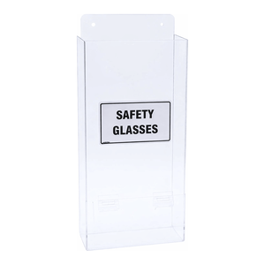 Dispensador Transparente de Protección Ocular Brady Economy Visitor Spec, Montaje en Pared, Almacenamiento para Laboratorios y Sitios de Trabajo - Product Image 1