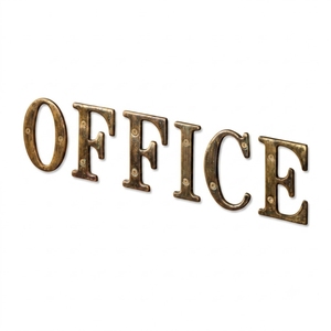 Letras del alfabeto de latón macizo de primera calidad con acabado dorado, números y letras metálicas en 3D para placas de puerta de casa y placas con nombre de empresa. - Product Image 3