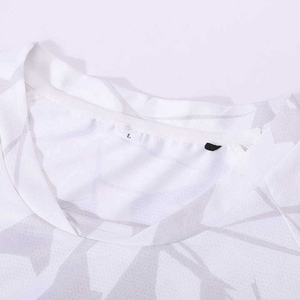 Men Long Sleeve Geometric Print Sport <b>T</b>-<b>Shirt</b> O-Neck Quick Dry 100% <b>Polyester</b> Regular Fit - Product Image 5