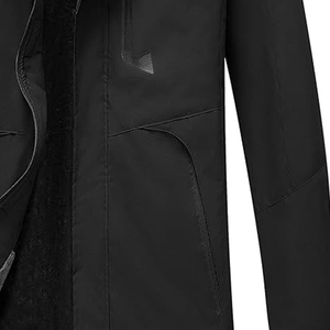 Veste de ski imperméable et isolante pour homme, manteau d'hiver chaud, doublure polaire, coupe-vent, capuche respirante, veste de montagne coupe-vent avec fermeture éclair - Product Image 3