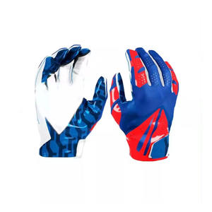 Blue Red Outdoor Sports Gloves Screen Printing Breathable Popular Style - Product Image 1