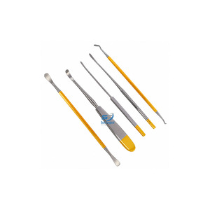 เครื่องมือผ่าตัดประสาทแบบโค้ง ยี่ห้อ Penfield Dura Dissector Elevator รุ่น Woodson Frager Sachs ทำจากสแตนเลสสตีล - Product Image 1