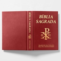 Service de fabrication de livres religieux personnalisés avec impression grand format - Bible de la Sainte Vierge Marie (KJV) reliée avec couverture rigide et plastification