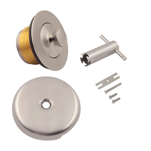 Kit de Conversión de Desagüe de Bañera Premium, Placa de Desagüe Universal de un Solo Orificio con Protección Antiderrame, Juego de Herrajes para Bañera - Product Image 2