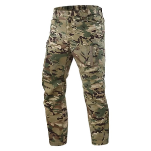 Pantalones Cargo Casuales de Mezclilla para Hombre, Cintura Media, Transpirables, Lavado Claro, Color Sólido, con Logotipo Personalizado del Fabricante, Venta al Por Mayor, Alta Calidad, para Exteriores - Product Image 1