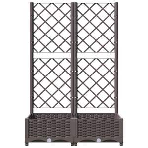 Macetas y Jardineras Grandes de Polipropileno Marrón para Jardín, Serie de Macetas para Flores - Product Image 4