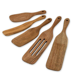 Utensilios de cocina de madera de diseño moderno, espátula de madera para cocinar, de fábrica líder. - Product Image 2
