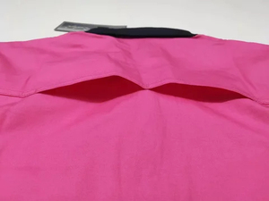Chemise de travail haute visibilité pour homme, rose marine, uniforme de sécurité réfléchissant, manches longues, polyester - Product Image 6