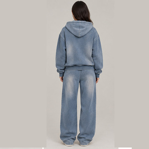 Pantalon de jogging personnalisé pour femme effet délavé soleil, style vintage, streetwear décontracté, coupe ample, en mélange de coton, pantalon cargo tendance - Product Image 4