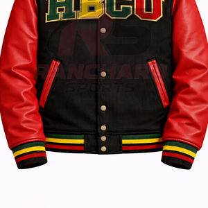 Chaqueta ligera para hombre estilo HBCU, cómoda y personalizada, chaqueta universitaria, chaqueta de colegio, chaqueta varsity hecha a medida. - Product Image 3