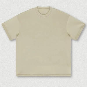 Vêtements hommes t-shirt surdimensionné de haute qualité 305gsm poids lourd t-shirt uni personnalisé pour l'impression unisexe taille américaine - Product Image 5