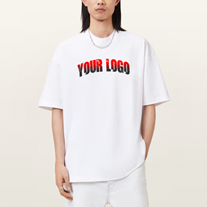 Camiseta Blanca Extra Grande para Hombre, 100% Algodón, Estilo Casual Urbano Ecológico, Cuello Redondo, Manga Corta, Estampado en Serigrafía - Product Image 4