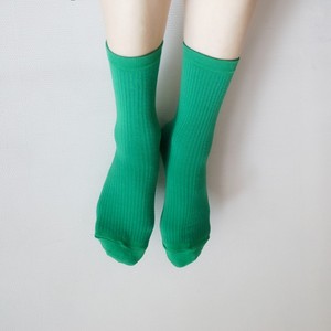 Chaussettes côtelées pour femmes, mode coréenne, fabriquées en coton peigné de qualité supérieure - Product Image 4