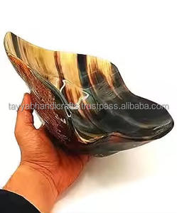 Best Quality Buffalo Horn <b>Bowl</b> <b>Deep</b> Handmade Natural Horn Color Nautical Style Animal Decor Polished Kitchenware Home Decoration - Product Image 3