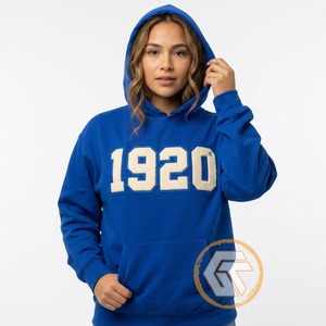 GREEK TREASURES GT-1303 เสื้อกันหนาวผ้าฝ้ายปักลาย Zeta Phi Beta สำหรับฤดูใบไม้ร่วงและฤดูหนาว คุณภาพสูงสำหรับผู้หญิง - Product Image 3
