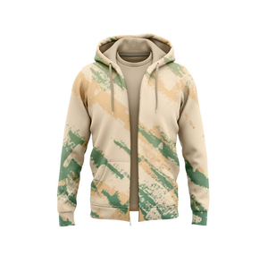 Nueva Sudadera con Capucha Personalizada para Hombre, Estilo Vintage, Sublimada, con Cierre Completo, Impresión Personalizada, Cremallera de Alta Calidad, Colores Personalizables - Product Image 1