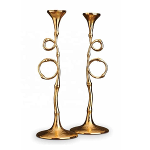 Nuevo Portavelas de Metal Hecho a Mano para Decoración de Mesa de Navidad, Portavelas de Aluminio Duradero - Product Image 3