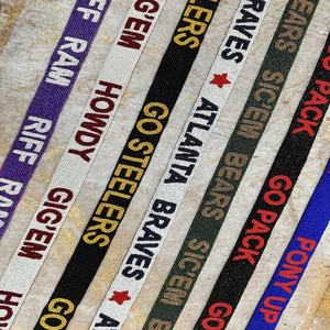 Correa de Bolso con Cuentas de Algodón Go Steelers, Accesorio de Bolso Elegante Hecho a Mano con Personalización, Perfecto para el Día del Partido - Product Image 6