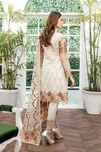 Robe traditionnelle indienne pakistanaise en soie et mousseline de soie 2021, dernière collection, entièrement brodée à la main, costume Salwar pour adultes, vente chaude 'Fancy' - Product Image 3