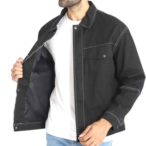 Nouvelle veste en jean pour homme sur mesure, grande taille, automne-hiver, 100% coton, style vintage, écologique, respirante, personnalisable, 2026 - Product Image 1