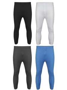 Leggings para Hombre, Último Modelo en Oferta, Algodón/Fibra de Bambú, Transpirables, Cintura Elástica, Cómodos para Yoga, Largos, Diseño Liso - Product Image 2