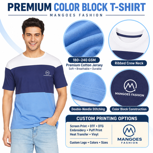 Camiseta de Hombre al por Mayor, Diseño Casual Moderno, Ajuste Cómodo, Movimiento Flexible, 100% Algodón Transpirable, Cuello Redondo, Lona Resistente - Product Image 6