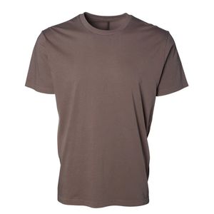 T-shirt homme marron uni à col rond et manches courtes en coton doux, décontracté, basique, léger, respirant, pour l'été, usage quotidien, personnalisable - Product Image 1