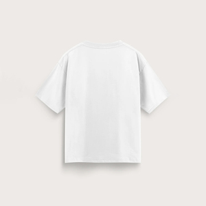 T-shirt 100 % coton super lourd, coupe oversize à épaules tombantes, col ras du cou, coupe carrée, anti-plis, écologique - Product Image 4
