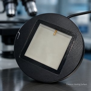 Glass Heating <b>Stage</b> for Biological Microscope | Uniform Heating Precision Glass Surface for Lab Research and Microscopy Studies - Product Image 3