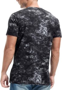 เสื้อยืดคอกลมแขนสั้นผู้ชาย พิมพ์ลาย แห้งเร็ว ทรงปกติ สวมใส่สบาย ผ้าถักโพลีเอสเตอร์ สำหรับเล่นกีฬา - Product Image 4