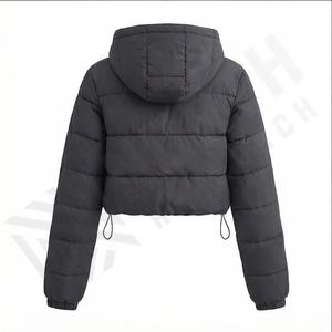 Manteaux en duvet pour femmes veste d'hiver femmes manteau d'extérieur Extra court hiver duvet de canard récolte doudoune pour dames plume de canard - Product Image 3