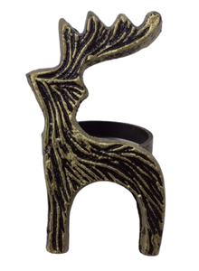 Anneau de serviette en métal au design hibou finition antique, support décoratif pour serviettes de table pour salle à manger, mariage, hôtel, restaurant, maison - Product Image 6