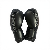 Nouveaux gants de boxe Fairtex - Cuir véritable pour entraînement et sparring - Équipement de Muay Thai noir de 10 oz à 18 oz