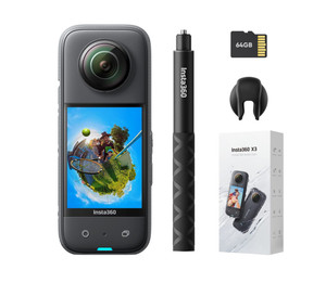 Cámara de Acción Electrónica Insta360 X3 Resistente al Agua con Construcción de Acero y Garantía de 3 Años - Product Image 1