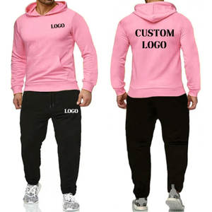 ชุดวอร์มผ้าฟลีซปี 2025 เสื้อฮู้ดและกางเกงขายาวสำหรับฤดูหนาว ผ้าเนื้อนุ่มหนา ชุดลำลองสไตล์สตรีทแวร์ ปักลายได้ตามสั่ง - Product Image 1