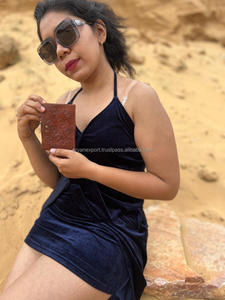 สมุดบันทึกการเดินทางแบบมีกระดุมหนังแท้ใหม่พร้อมหินมีค่าแบบวินเทจแบบดั้งเดิมสไตล์โบโฮ - Product Image 6