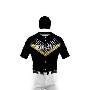 Camiseta de Béisbol de Poliéster 100% con Diseño Personalizado, Transpirable, de Secado Rápido, Uniformes de Equipo Sublimados, Ropa Deportiva Personalizada para Hombre - Product Image 4