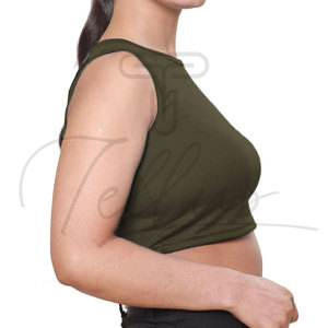Wholesale Sustainable Women Crop <b>Top</b> Breathable Unique Design Women Crop <b>Top</b> Plus Size Women Crop <b>Top</b> Custom Style Fashion - Product Image 4